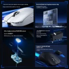 Official MCHOSE L7 Ultra Wireless Gaming Mouse PAW3950 E-Sport Sensor Realtek Flagship Master TOPSPEED 8K Polling Rate 39g Mice 3