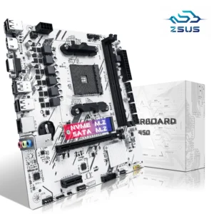 ZSUS B450 Motherboard AMD Processor Dual-channel DDR4 Memory AM4 Mainboard M.2 NVME (Supports Ryzen 5500 5600 5600G CPU) 1