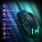 Redragon M908 RGB Backlight LED USB Wired Gaming Mouse 18 Programmable Mouse Buttons 12400 DPI 2