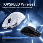 Official MCHOSE L7 Ultra Wireless Gaming Mouse PAW3950 E-Sport Sensor Realtek Flagship Master TOPSPEED 8K Polling Rate 39g Mice 4