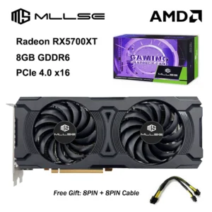 Full New MLLSE Graphics Card AMD Radeon RX 5700 XT 8GB 256-bit GDDR6 PCIe 4.0 x16 PC Gaming GPU Desktop Placa De Video Card 1
