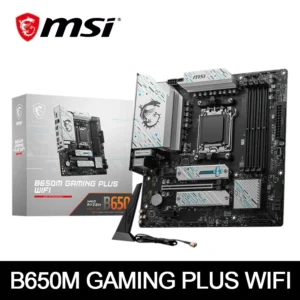 MSI B650M GAMING PLUS WIFI AMD B650 Supports DDR5 7200+MHz (OC) 192GB AMD Ryzen ™ 7000 8000 Series motherboard Socket AM5 1