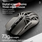SMAILWOLF RS8 Gaming Mouse Bluetooth Wireless Three-mode Lightweight Hollow Design 1K Return Computer Long Battery Life 1
