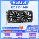 Halltol AMD RX 580 16GB 2048SP Brand New Gaming Graphics Card GDDR5 256Bit Radeon GPU RX580 16 GB placa de video 1