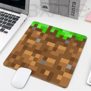 2025 New Minecraft Peripheral Computer Game My World Lawn Mousepad Mini Short Table Pad Anime Office Table Decoration Figure Toy 1