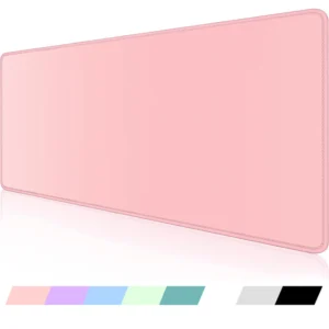 Computer Laptop Mouse Pad Office Women Large Pink Minimalist Desk Mat Girls Xxl 3MM Gaming Mousepad Rubber Bottom Non-Slip 1