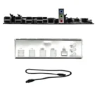 ZSUS X79 Motherboard Set Kit With Intel LGA2011 Xeon E5 2630 V2 CPU DDR3 1*16GB ECC RAM Memory Support M.2 NVME Slot 6