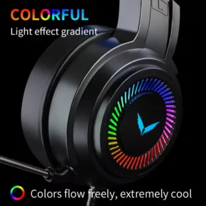 G60 Gaming Headset 7.1 Stereo SVirtual Surround Bass Earphone Headphone with Mic LED Light for Computer PC Gamer Foldable G58 2
